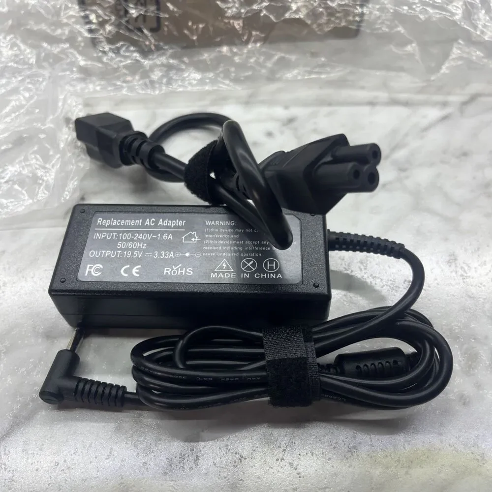 Replacement 65W 19.5V Laptop Charger AC Adapter for HP Pavilion 14, 15 Series